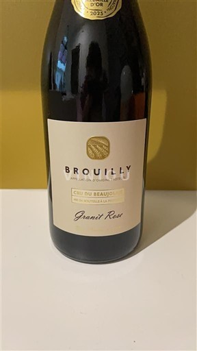 Beaujolais Brouilly Cru du Beaujolais Granit Rosé Neročník