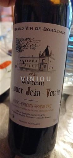 Bordeaux Saint-Émilion Grand Cru Grand Cru Château Jouet Jean Voisin 2021