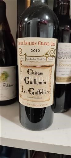 Bordeaux Saint-Émilion Grand Cru Grand Cru Château Guillemin La Gaffelière 2010