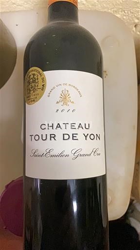 Bordeaux Saint-Émilion Grand Cru Grand Cru Château Tour de Yon 2010