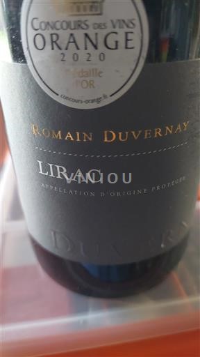 Vallée du Rhône Lirac Romain Duvernay 2019