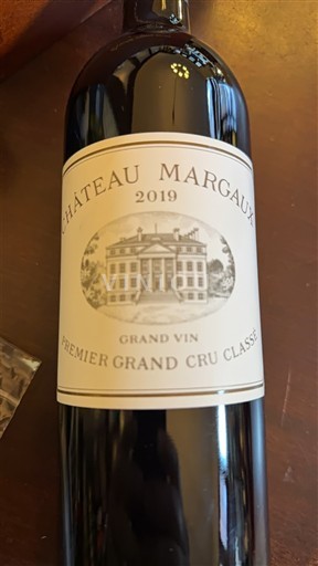Bordéus Margaux Premier Grand Cru Classé Château Margaux Grand Vin 2019