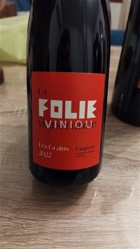 Languedoc Faugères La Folie Vigneronne Les Grains 2022