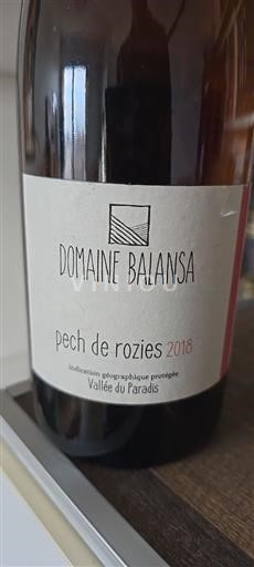 Linguadoca e Rossiglione Valle del Paradiso Domaine Balansa Pech De Rozies 2018