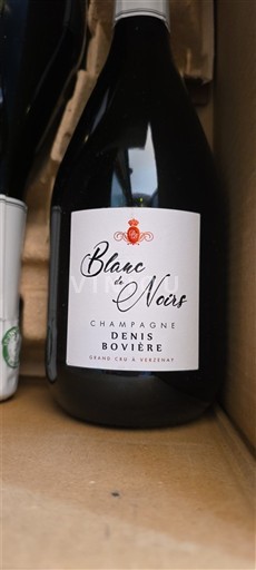 Champagne Sâm-panh Grand Cru Denis Boviere Blanc de Noirs Không niên vụ
