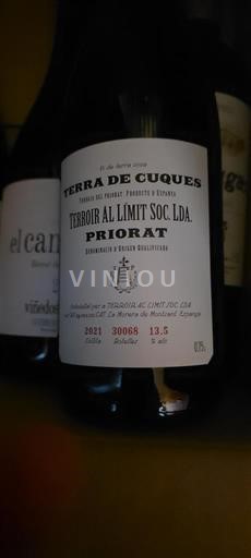 Vine Rouge sec Terra de Cuques Terroir al Límit Soc. Lda 2021 Spanien Catalonien Priorat DO