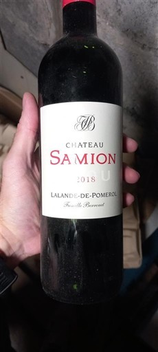 Bordeaux Lalande-de-Pomerol Château Samion 2018