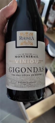 Thung lũng Rhône Gigondas Rhônea Le Pas de Montmirail 2023