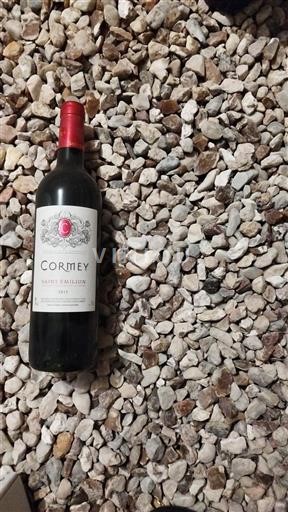 Bordéus Saint-Émilion Cormey 2015