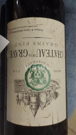 Bordeaux Côtes-de-bourg Château La Grave Grains Fins Non Millésimé