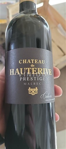 Sudoeste Cahors Château Hauterive Prestige 2022