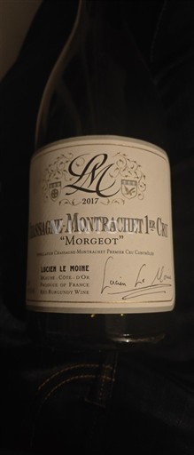 Burgundy Chassagne-Montrachet Premier Cru Lucien Le Moine Morgeot 2017
