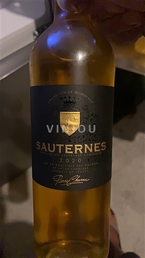 Bordeaux Sauternes Pierre Chavin 2020