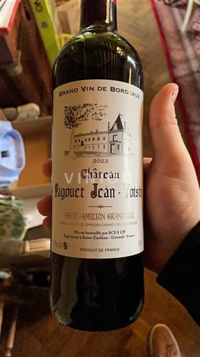 Bordeaux Saint-Émilion Grand Cru Grand Cru Château Magouet Jean Voisin 2022