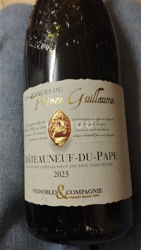 Rhônen laakso Châteauneuf-du-Pape Vignobles & Compagnie Les Granges du Prince Guillaume 2023