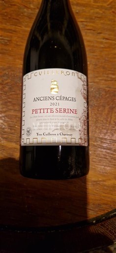 Vinos Rouge sec Anciens Cépages Petite Serine Cuilleron 2021 Francia Alpes y Países Ródano Colinas Ródanas IGP