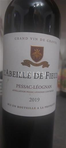 Bordo Pessac-Léonjan L'Abeille de Fieuzal 2019