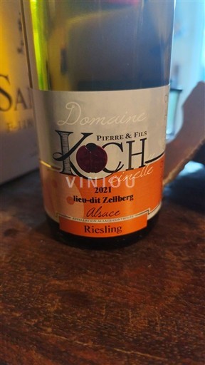 Alsasko Ryzlink Domaine Koch Pierre & Fils Lieu-dit Zellberg 2021