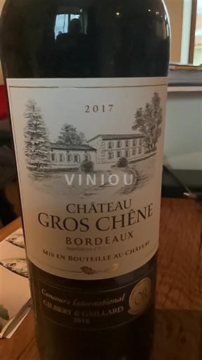 Bordeaux Château Gros Chêne 2017