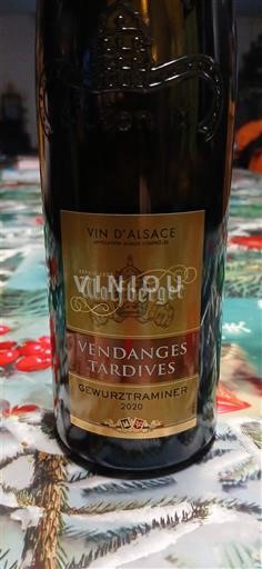 Alsace Không được chỉ định Vendanges Tardives Wolfberger Vendanges Tardives 2020