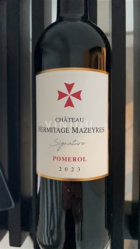 Bordeaux Pomerol Château Hermitage Mazeyres Signature 2023