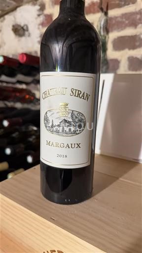 Bordeaux Margaux Château Siran 2018
