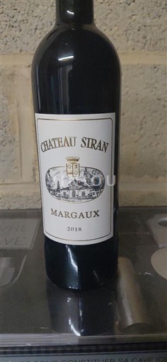 Bordo Margaux Château Siran 2018