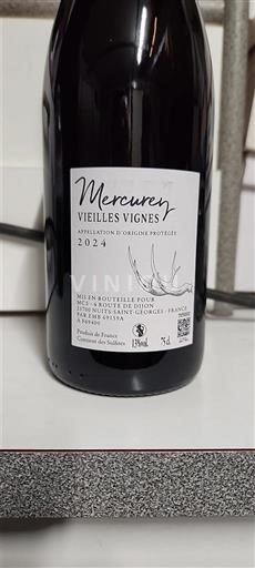 Bourgondië Mercurey Domaine S et villages Vieilles Vignes 2024