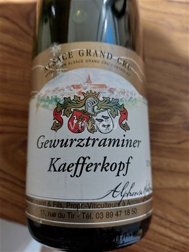 Alsasko Nespecifikováno Grand Cru Alphonse Meyer & Fils 2011