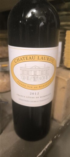 Bordeaux Francs, obroni Bordeauxa Château Lauriol 2012