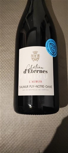 Thung lũng sông Loire Saumur Puy-Notre-Dame Château Eternes L'Aubuis Không niên vụ