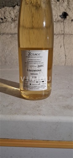 Alsace Edelzwicker Mélodie Edelzwicker 2018