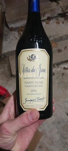Rượu vang Rouge sec Grande Réserve Jacques Tissot 2016 Pháp Jura Côtes-du-jura AOC
