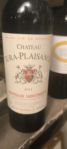 Bordeaux Montagne-saint-émilion Château Jura-Plaisance 2011