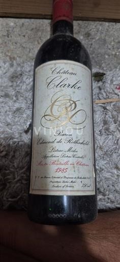 Bordeaux Listrac-Médoc Château Clarke 1985