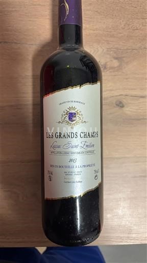 Bordeaux Lussac-Saint-Émilion Les Grands Champs 2013