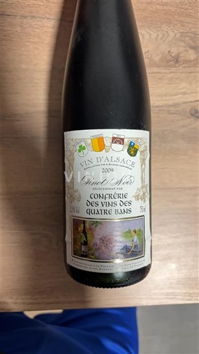 Alsace Confrérie des Vins des Quatre Bans 2009