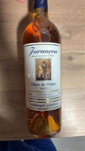 Jugozahod Jurançon Domaine Cauhapé Choix du Prince 2015