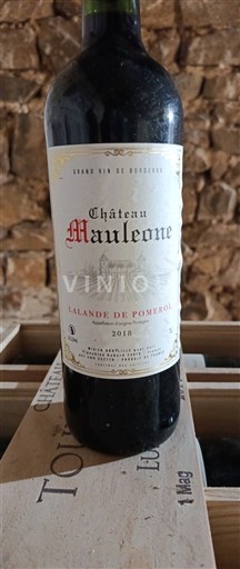 Bordeaux Lalande-de-Pomerol Château Mauleone 2018