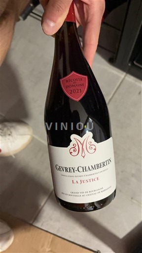 Burgundy Gevrey-Chambertin Château Meursault La Justice 2021