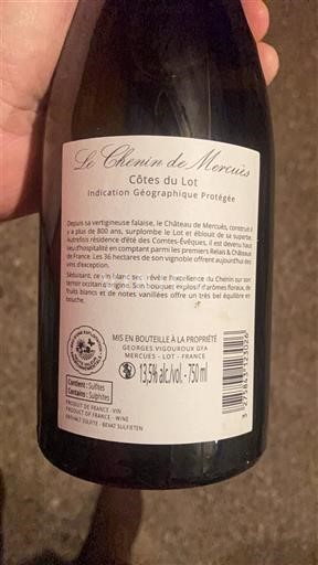 Zuidwest-Frankrijk Côtes du Lot Château Mercuès Le Chemin de Mercuès Niet-geïntegreerd