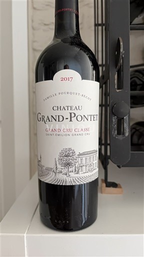 Bordeaux Saint-Émilion Grand Cru Grand Cru Classé Château Grand-Pontet 2017
