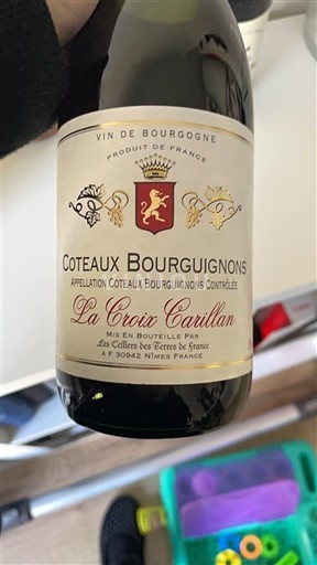 Bourgogne Bourgognebackar La Croix Caillan Icke årgångsbetecknad