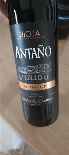 La Rioja Rioja Garcia Carrion Antaño Reserva 2017