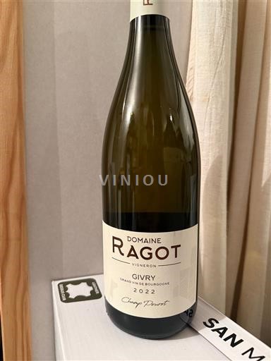 Borgoña Givry Premier Cru Domaine Ragot Champ Pourot 2022