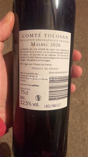 Sud-Ovest Comté tolosan Comte Tolosan 2020