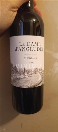 Bordeaux Margaux Château Angludet La Dame d'Angludet 2019