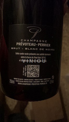 Samppanja Champagne Prévoteau-Perrier Brut Blanc de Noirs Ei vuosikertaa