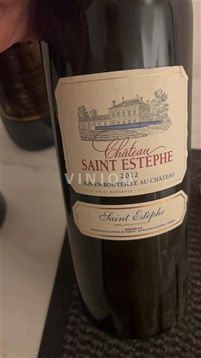 Bordeaux Saint-Estèphe Château Saint Estèphe 2012