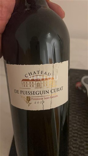 Bordeaux Puisseguin-saint-émilion Château Puisseguin Curat 2014